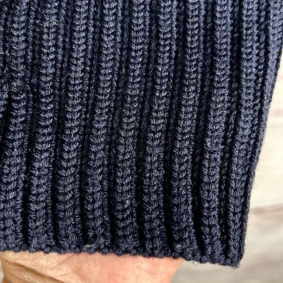 TORY BURCH Cotton Wool Striped Crew Neck Sweater Pullover - Picture 6 of 9